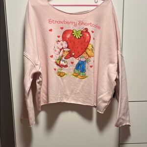 Strawberry Shortcake Pink Women's Sweatshirt